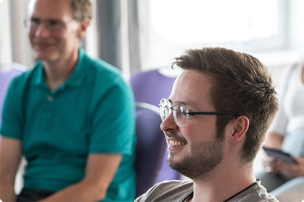 Mitarbeiter von samecon beim Teambuilding-Event.